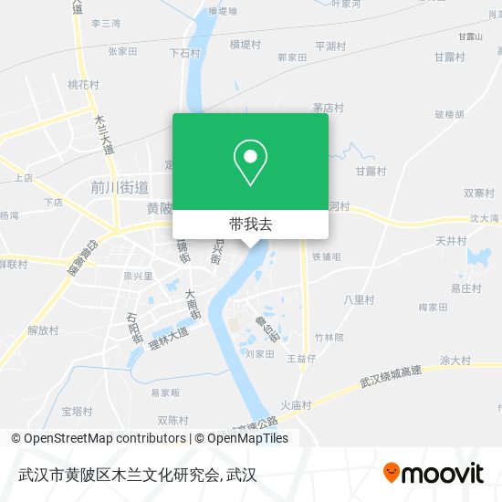 武汉市黄陂区木兰文化研究会地图
