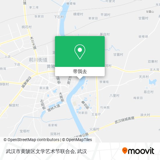武汉市黄陂区文学艺术节联合会地图