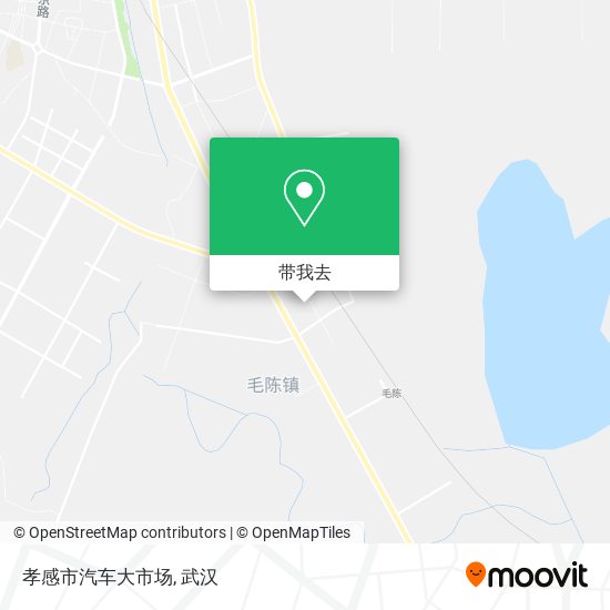 孝感市汽车大市场地图
