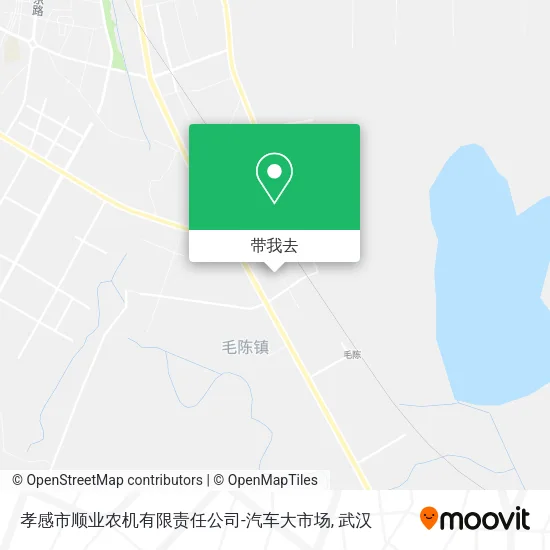 孝感市顺业农机有限责任公司-汽车大市场地图