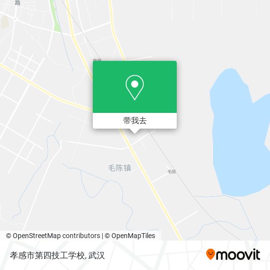 孝感市第四技工学校地图