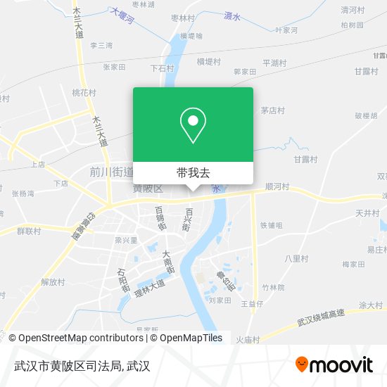 武汉市黄陂区司法局地图