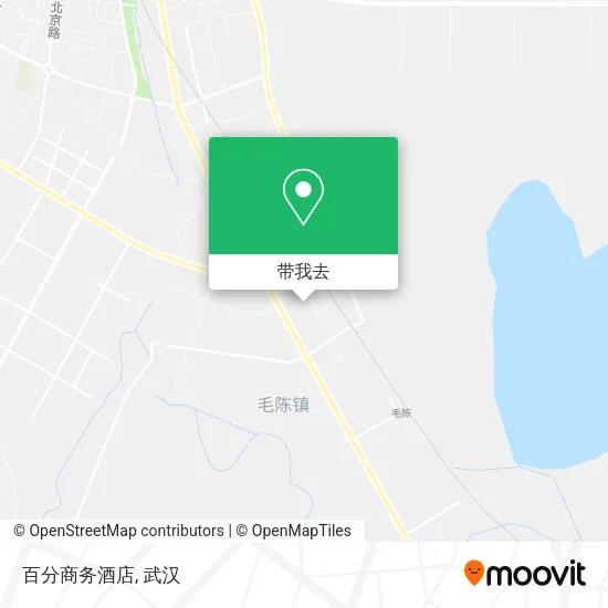 百分商务酒店地图