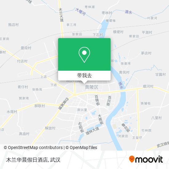 木兰华晨假日酒店地图