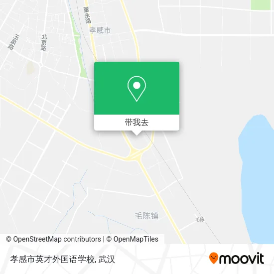 孝感市英才外国语学校地图