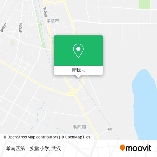 孝南区第二实验小学地图