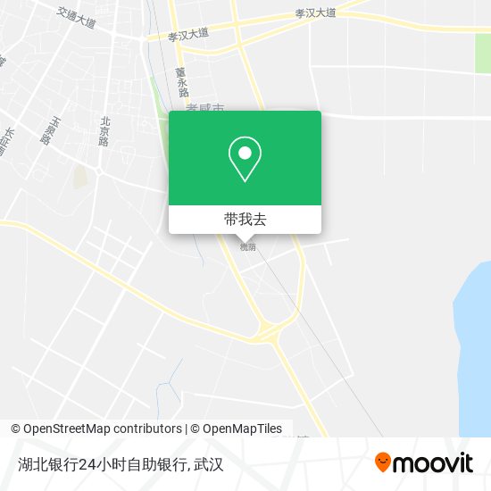 湖北银行24小时自助银行地图