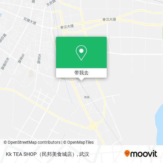 Kk TEA SHOP（民邦美食城店）地图