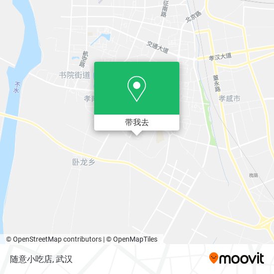 随意小吃店地图