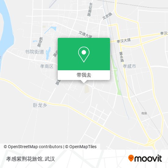 孝感紫荆花旅馆地图