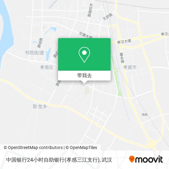 中国银行24小时自助银行(孝感三江支行)地图