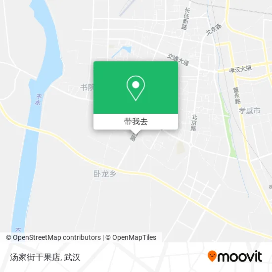 汤家街干果店地图