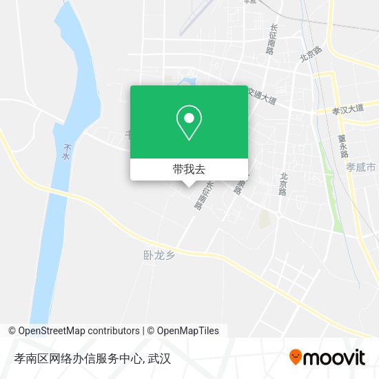 孝南区网络办信服务中心地图