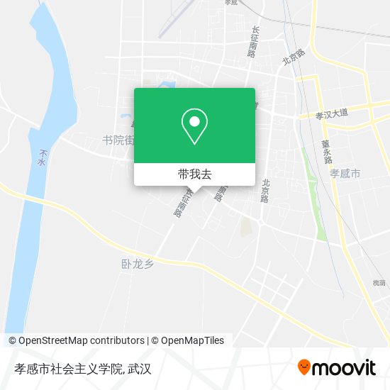 孝感市社会主义学院地图