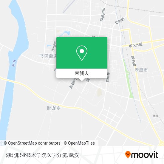 湖北职业技术学院医学分院地图