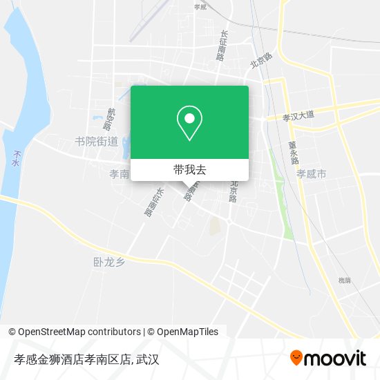 孝感金狮酒店孝南区店地图