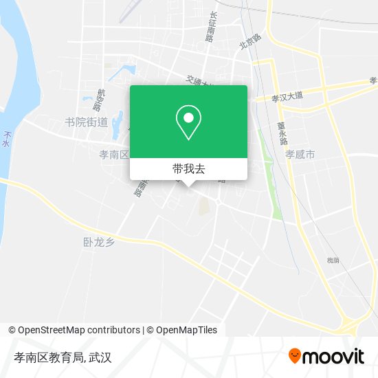 孝南区教育局地图