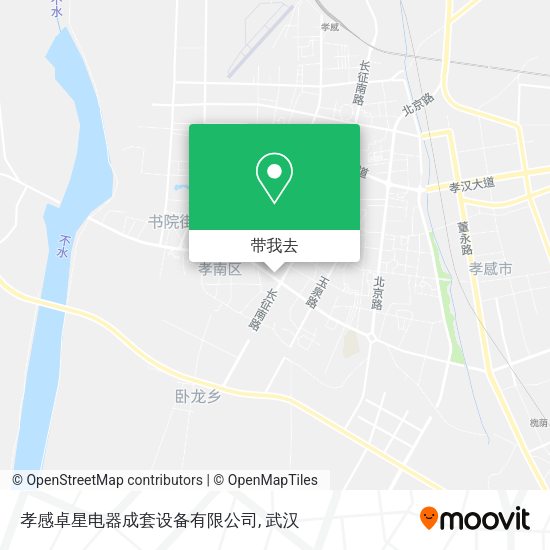 孝感卓星电器成套设备有限公司地图