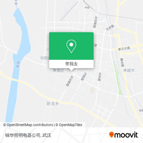 锦华照明电器公司地图