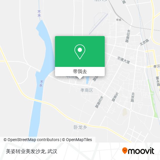 美姿转业美发沙龙地图
