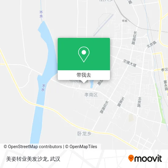美姿转业美发沙龙地图