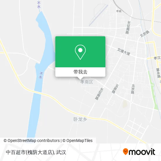 中百超市(槐荫大道店)地图