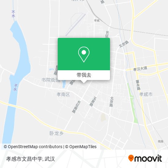 孝感市文昌中学地图