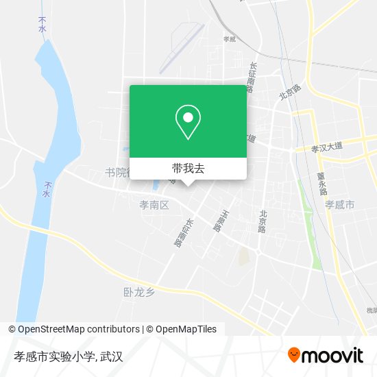 孝感市实验小学地图