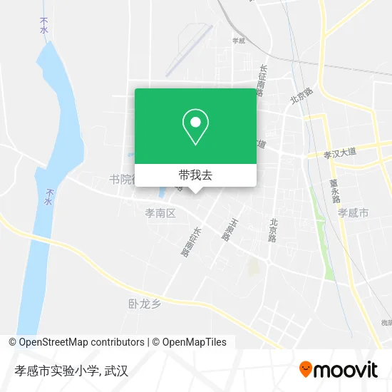 孝感市实验小学地图