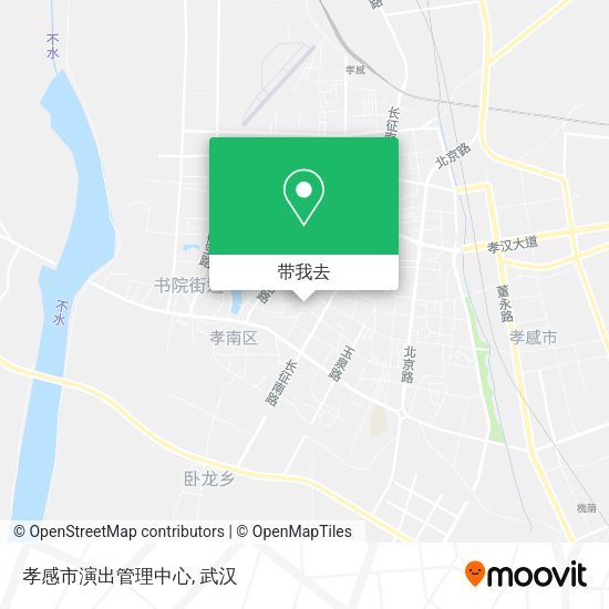 孝感市演出管理中心地图