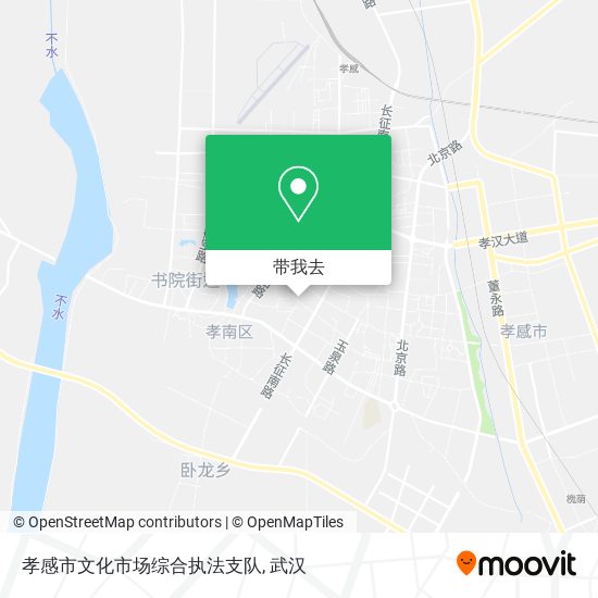 孝感市文化市场综合执法支队地图