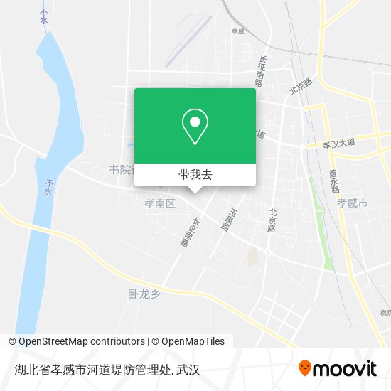 湖北省孝感市河道堤防管理处地图