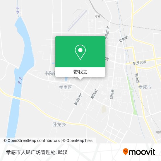 孝感市人民广场管理处地图
