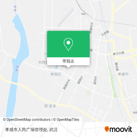孝感市人民广场管理处地图