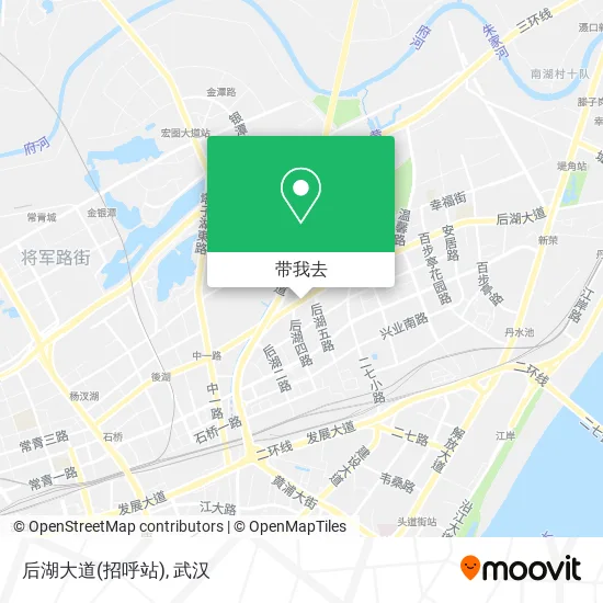 后湖大道(招呼站)地图