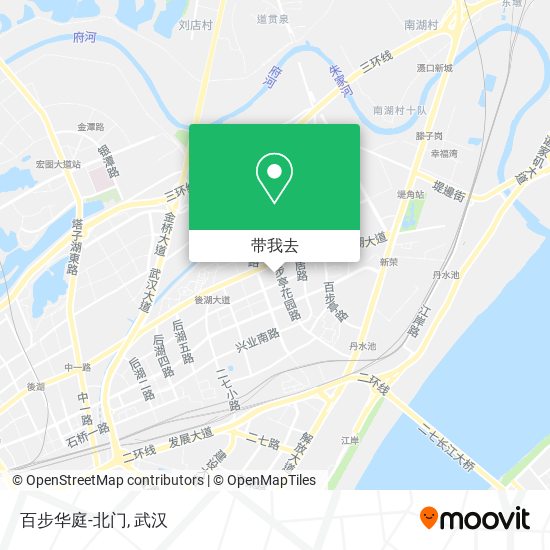 百步华庭-北门地图