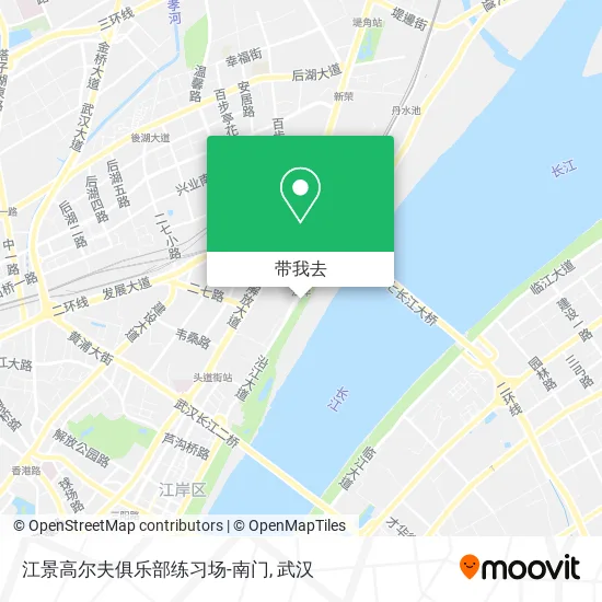 江景高尔夫俱乐部练习场-南门地图