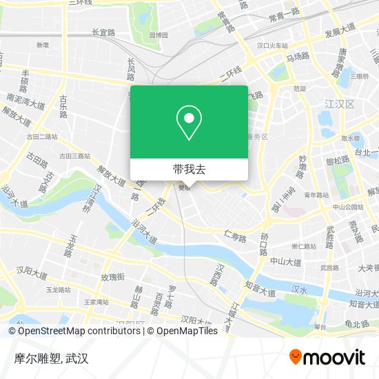 摩尔雕塑地图