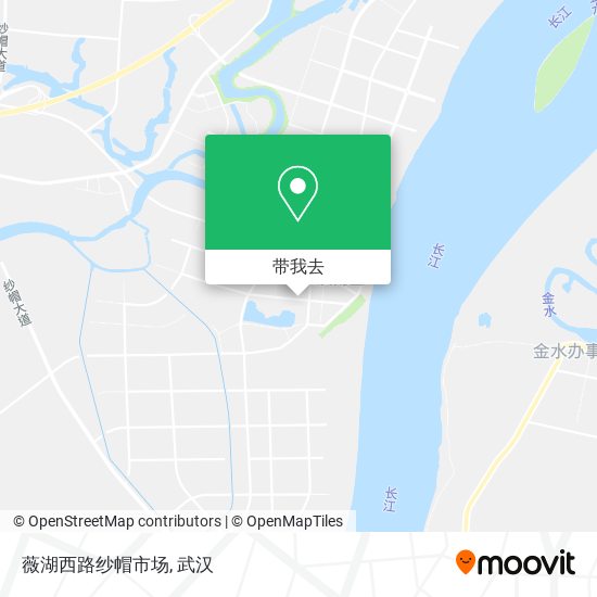 薇湖西路纱帽市场地图