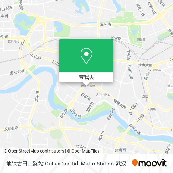 地铁古田二路站 Gutian 2nd Rd. Metro Station地图