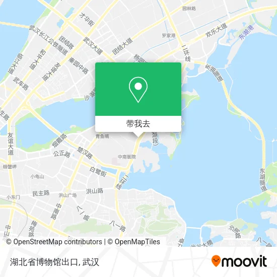 湖北省博物馆出口地图