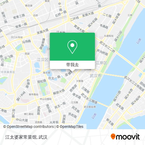 江太婆家常菜馆地图