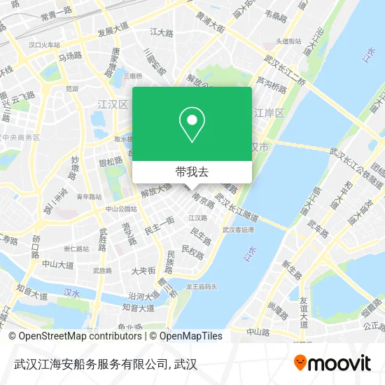 武汉江海安船务服务有限公司地图