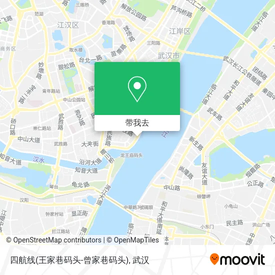 四航线(王家巷码头-曾家巷码头)地图