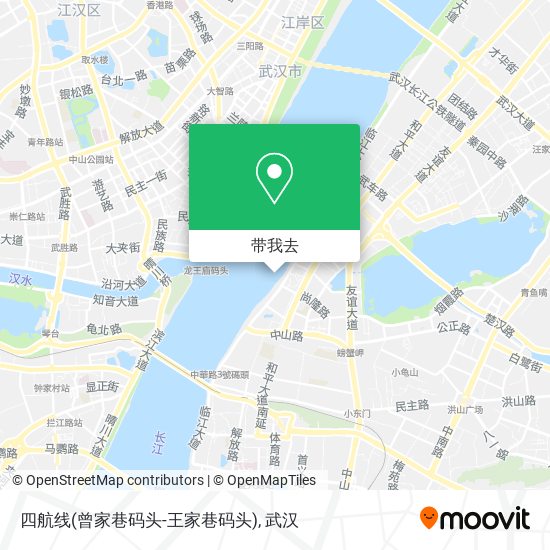 四航线(曾家巷码头-王家巷码头)地图