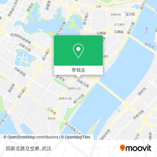 四新北路立交桥地图
