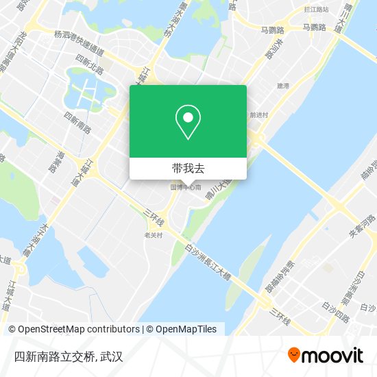 四新南路立交桥地图