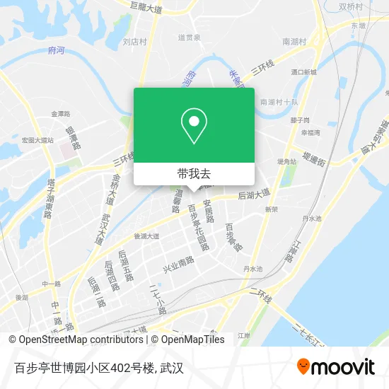 百步亭世博园小区402号楼地图