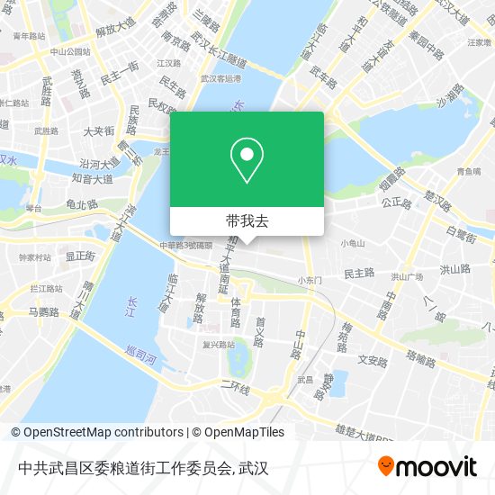 中共武昌区委粮道街工作委员会地图