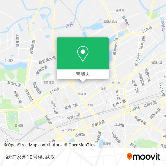 跃进家园10号楼地图